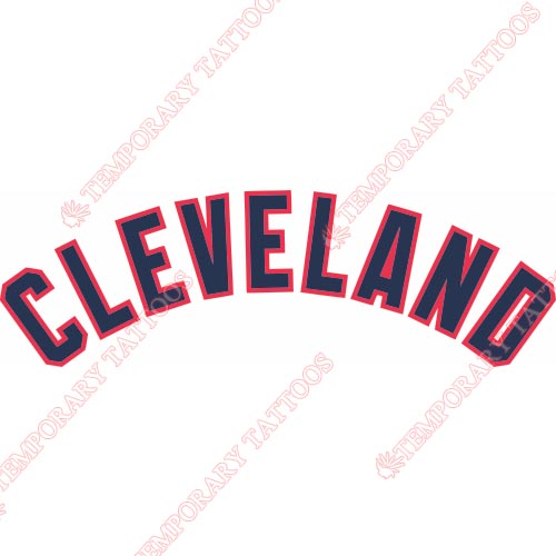 Cleveland Indians Customize Temporary Tattoos Stickers NO.1558